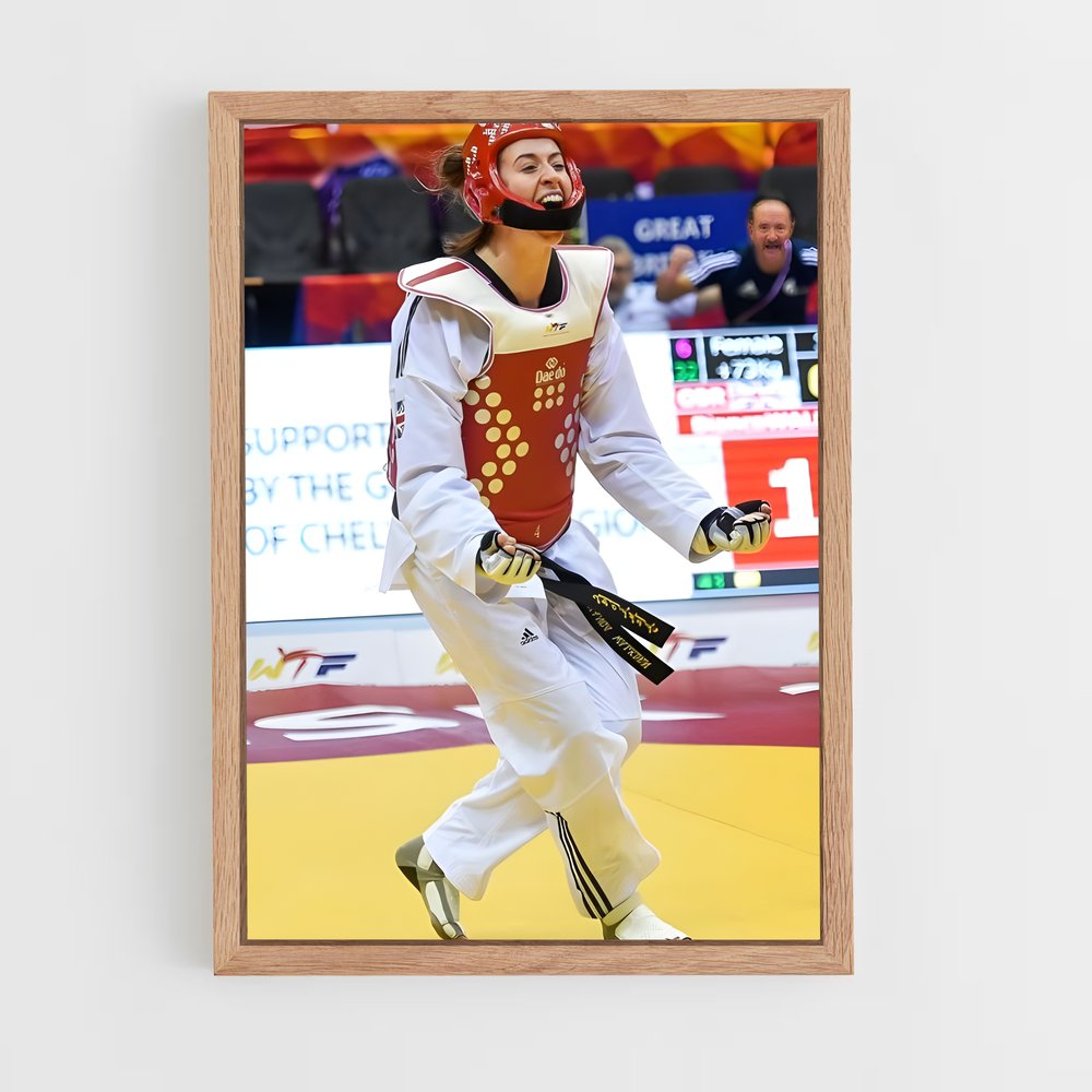 Poster Karate Passion – affiche Taekwondo (vue 4)